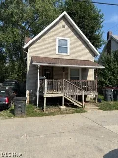 Bungalow-style house featuring covered porch