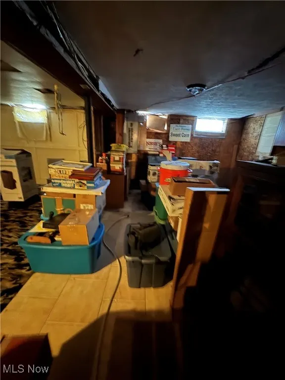 View of basement