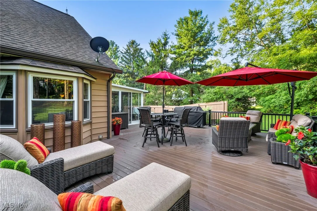 Deck featuring outdoor dining space