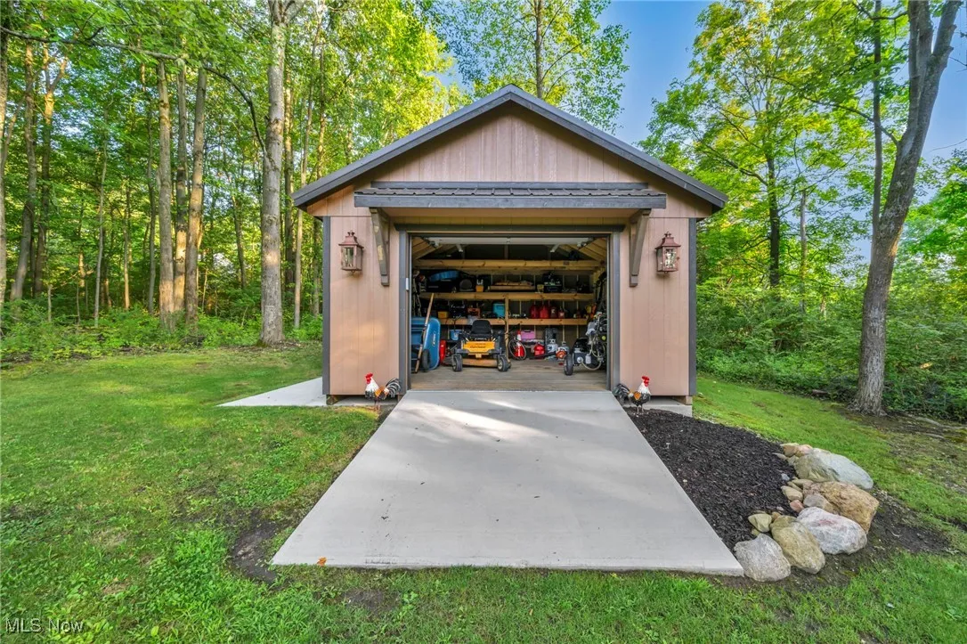 View of outbuilding