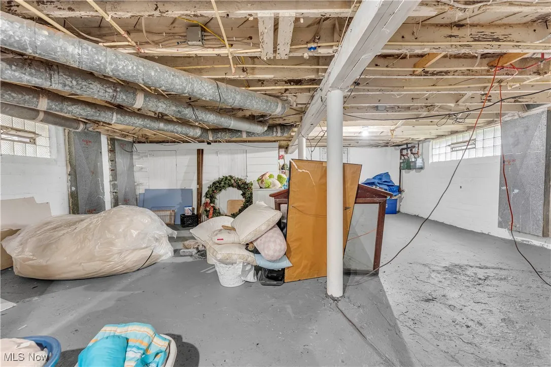 Below grade area with plenty of natural light