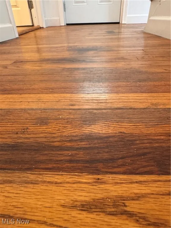 Detailed view of wood finished floors