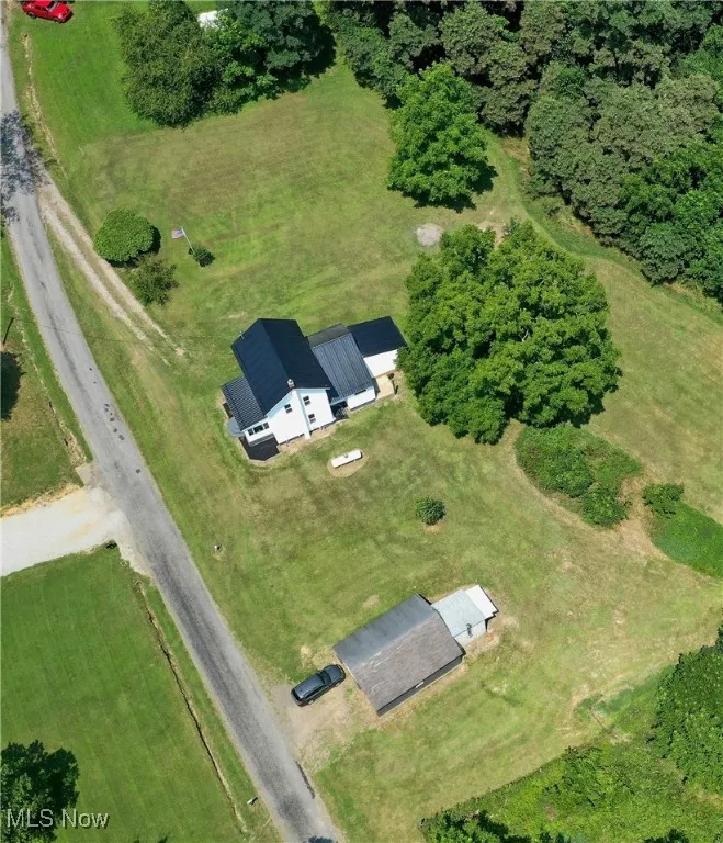 Aerial overview of property's location