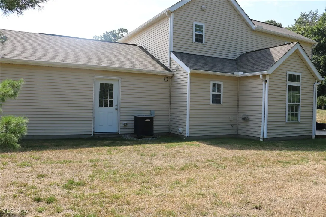 Outside rear of condo