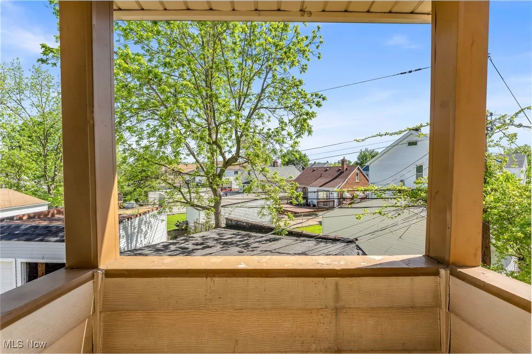 Balcony with a residential view