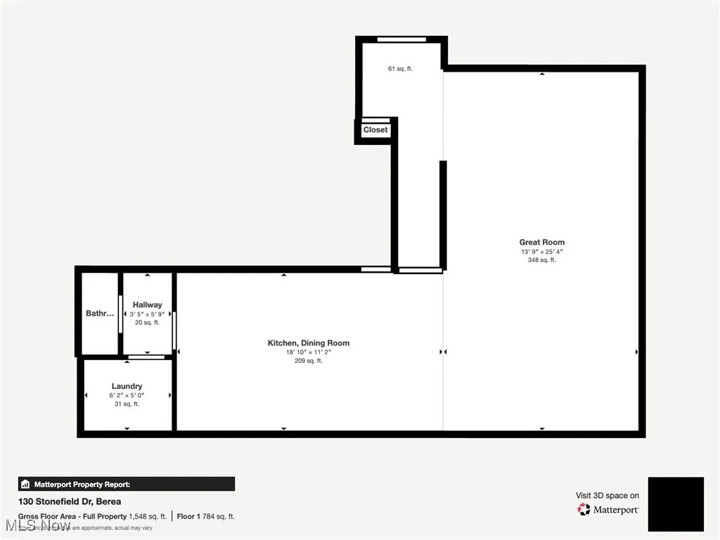 View of floor plan / room layout