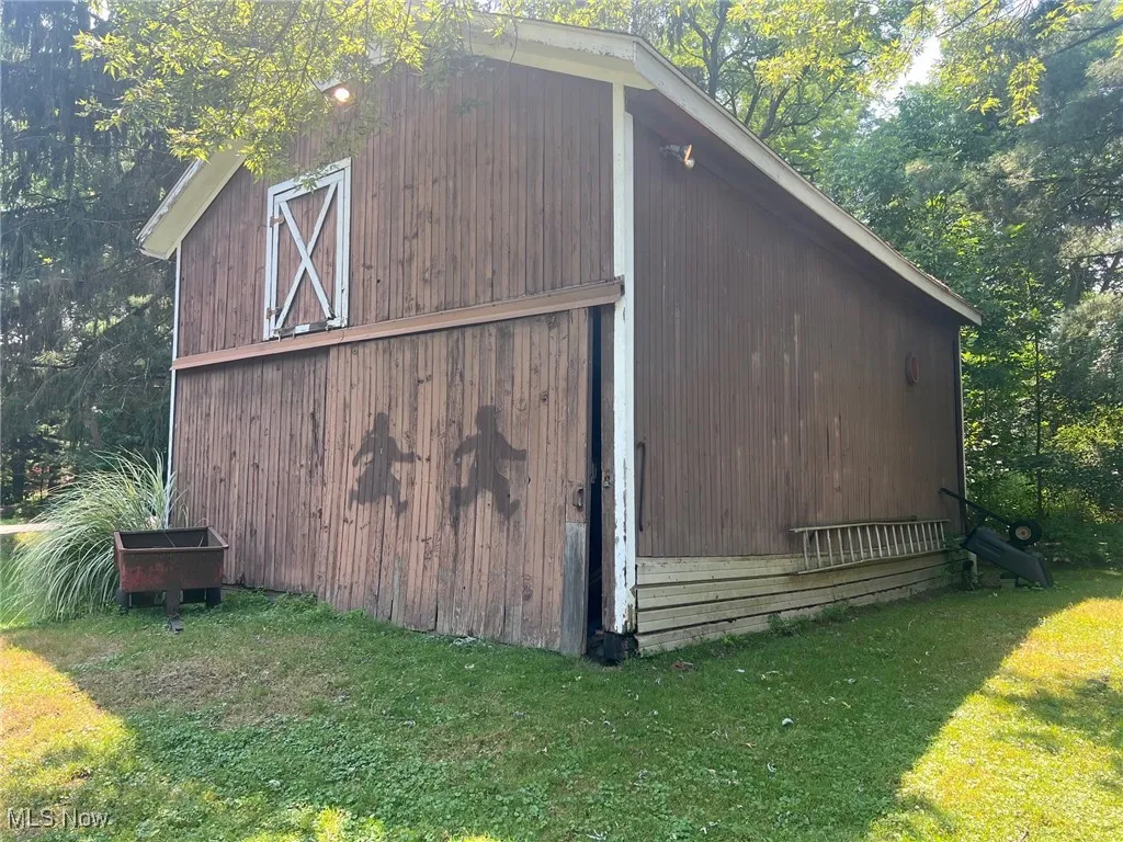 View of barn