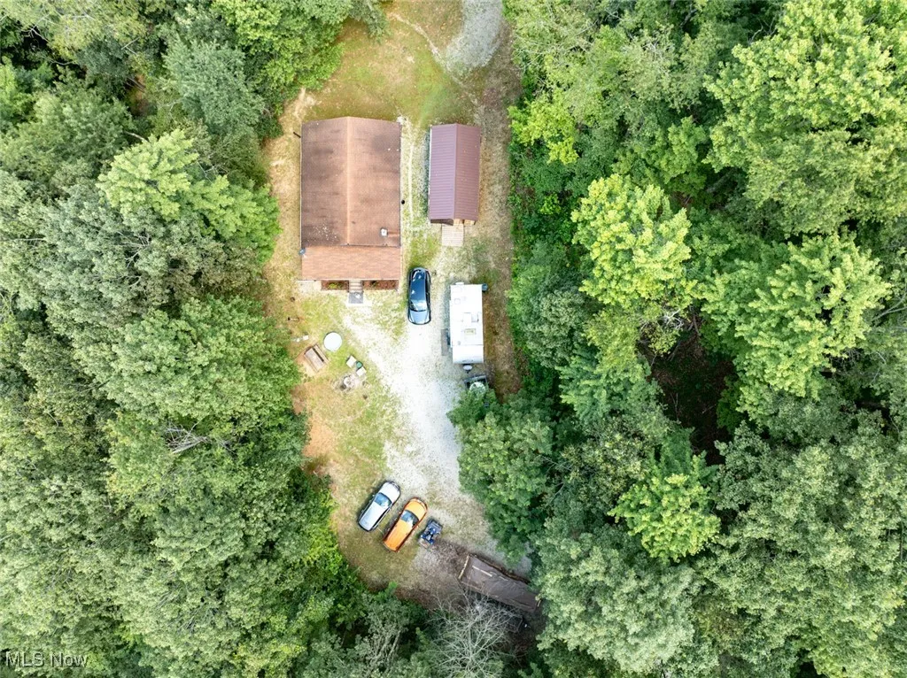 Aerial view of property's location