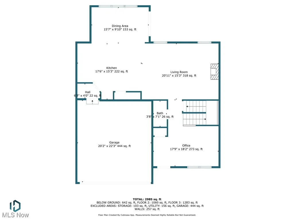View of floor plan / room layout main