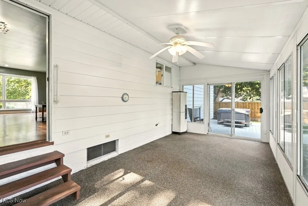 Sun Room leading to hot tub area
