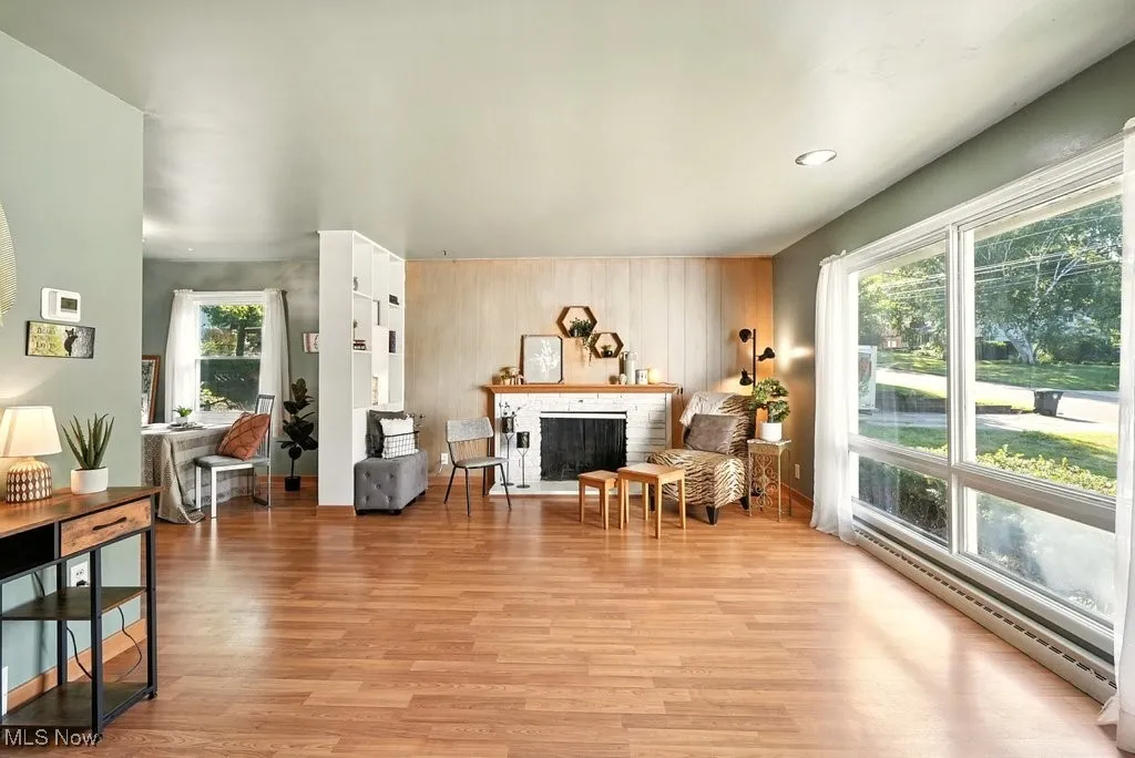 Living room from front entrance