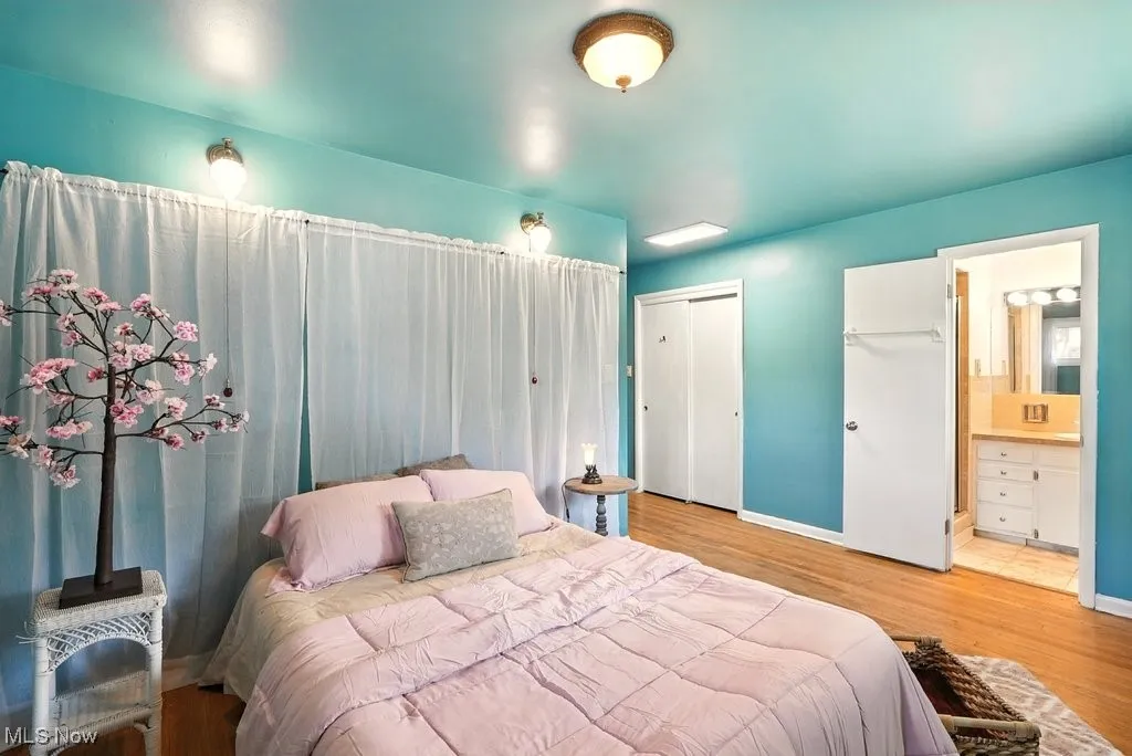 Primary suite with connected bathroom