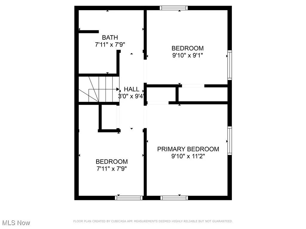 View of room layout