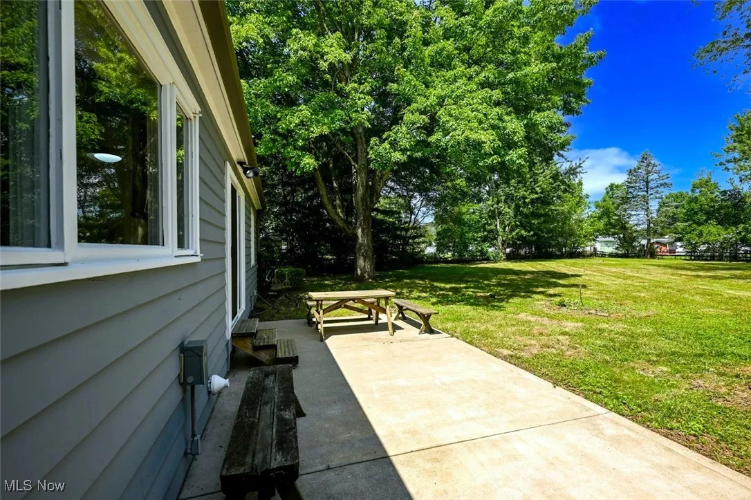 *WIDE PATIO FOR OUTDOOR FURNITURE ~
