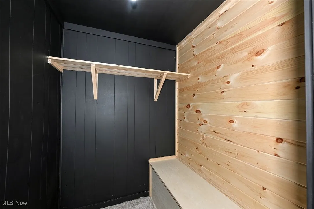 *CLOSET W/KNOTTY PINE WALL IN THE MASTER BDRM ~