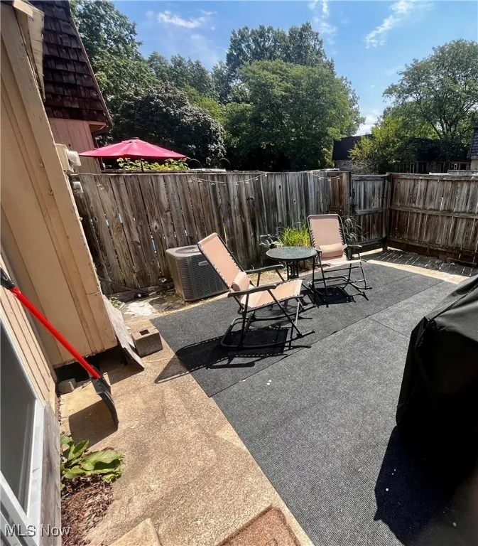 View of patio