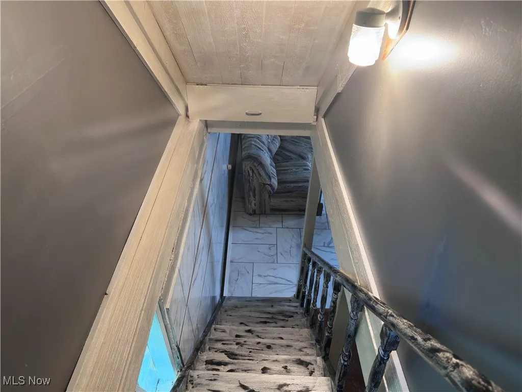 View of stairway