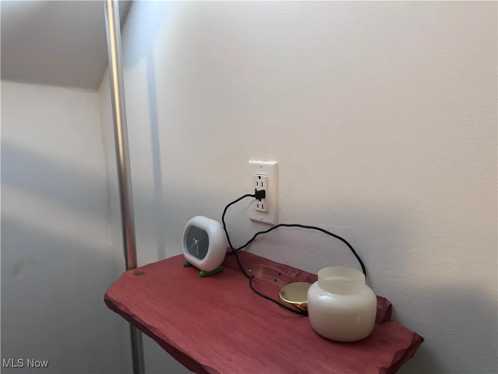 Detailed view of a smart outlet.