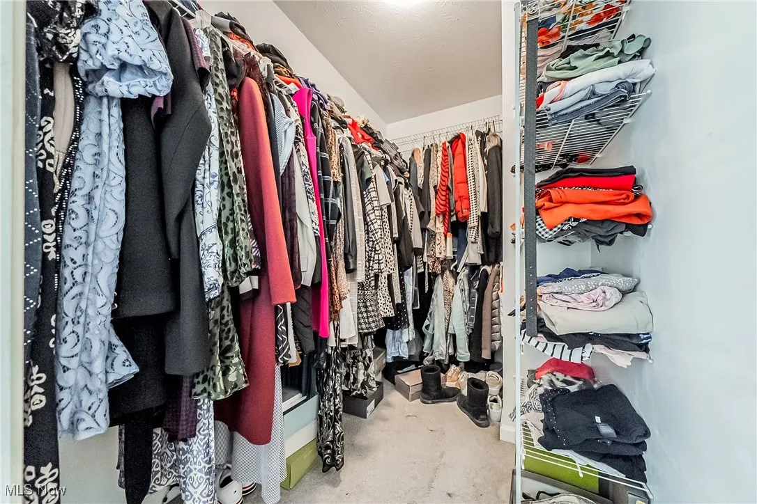 View of spacious closet