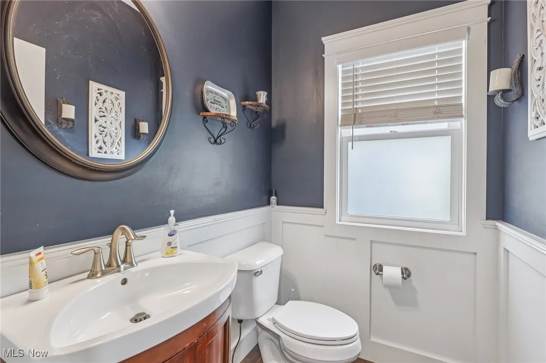 Main floor half bath