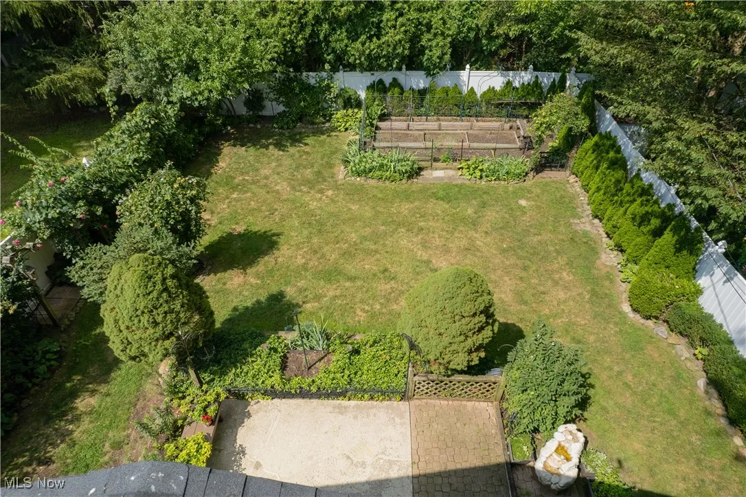View of back yard