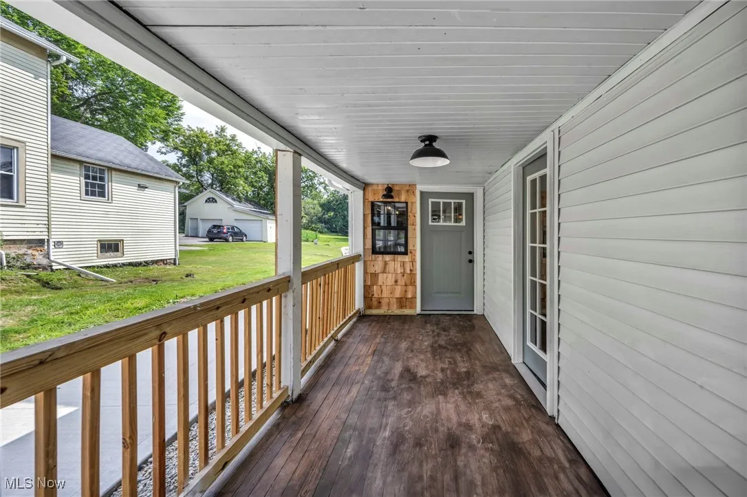 View of porch
