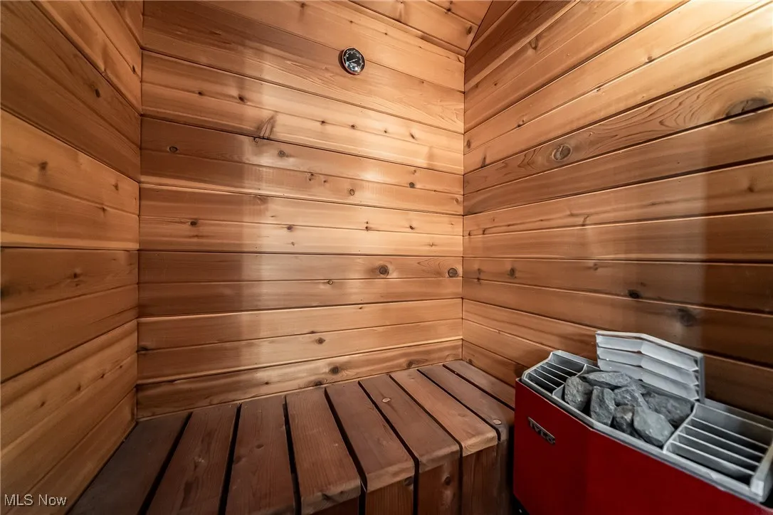 Sauna interior