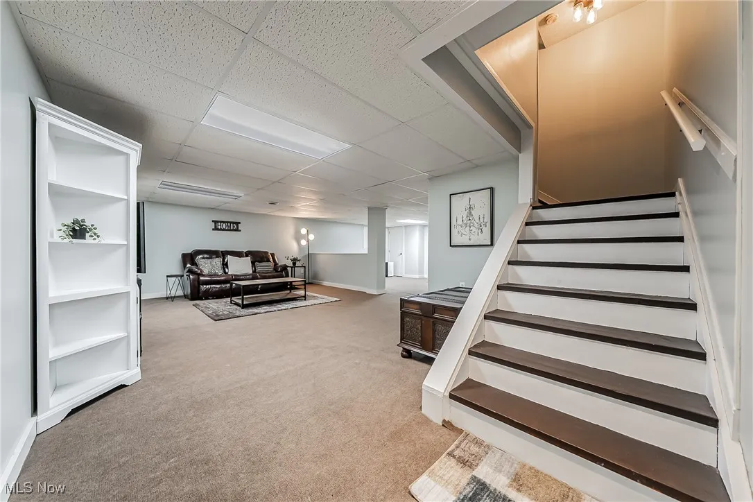 Finished Lower level is a perfect place to relax or entertain.
