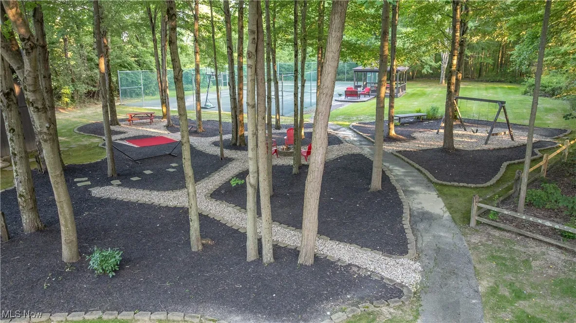View of community play area, except it's private and not for the community...unless you decide to send invites!