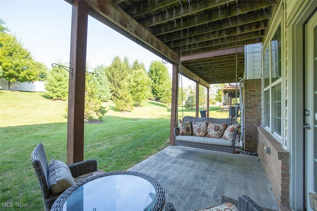 View of patio