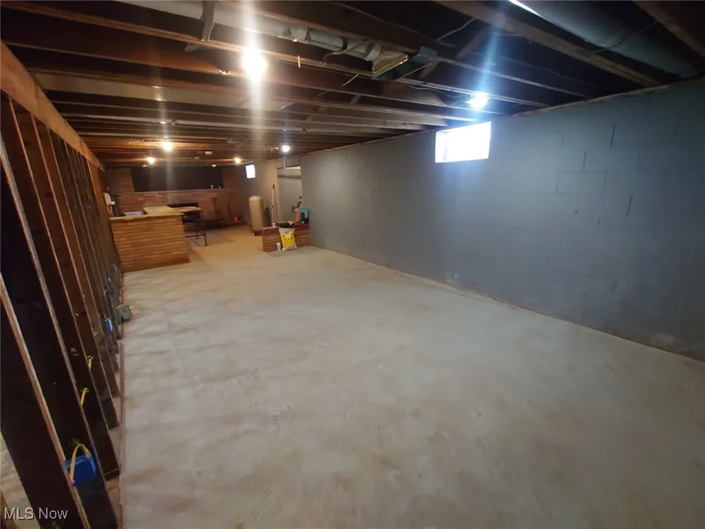 View of basement