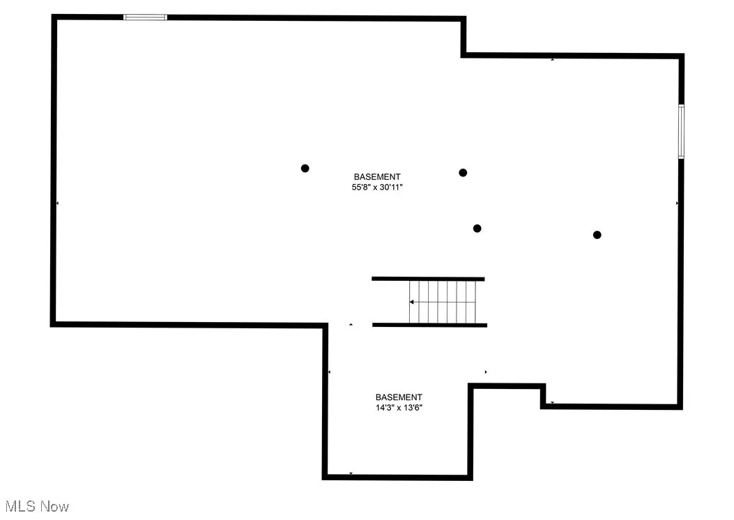 View of Basement floor plan