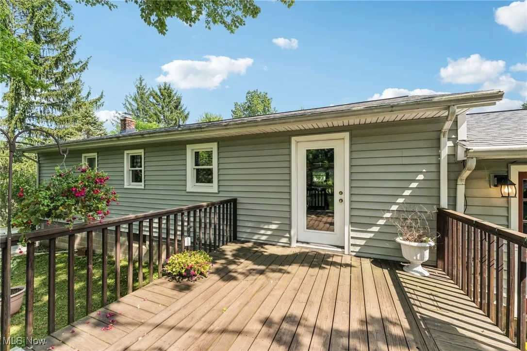 View of deck