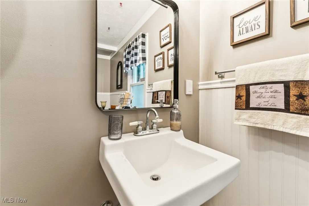 Bathroom featuring a sink