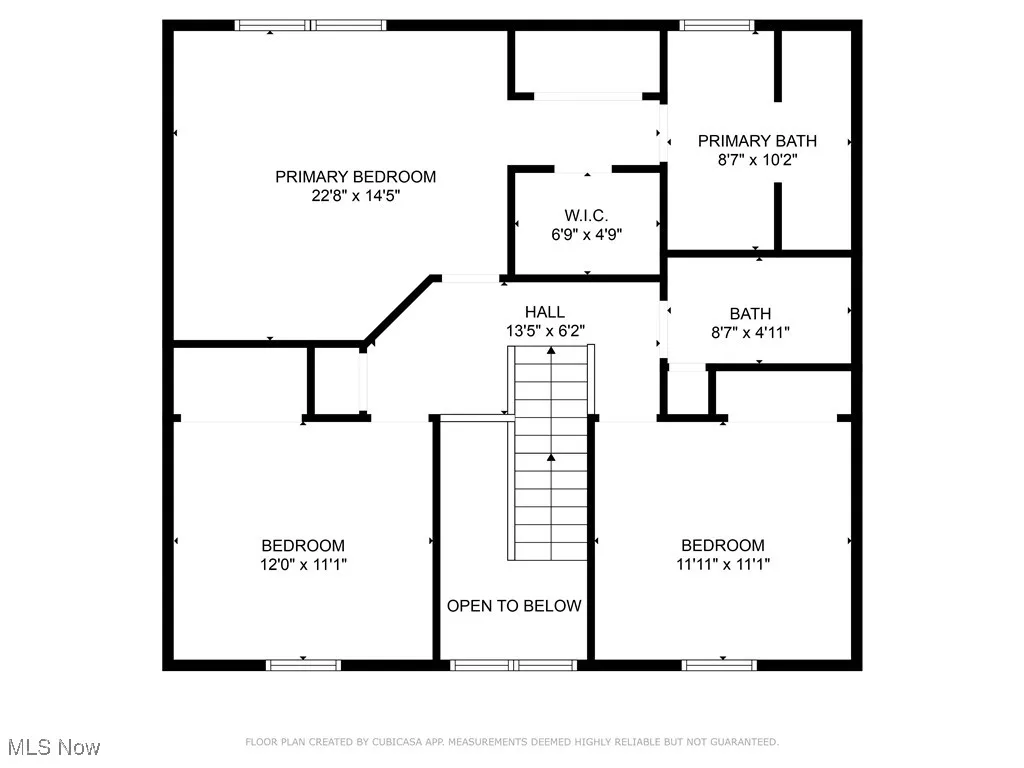 View of room layout