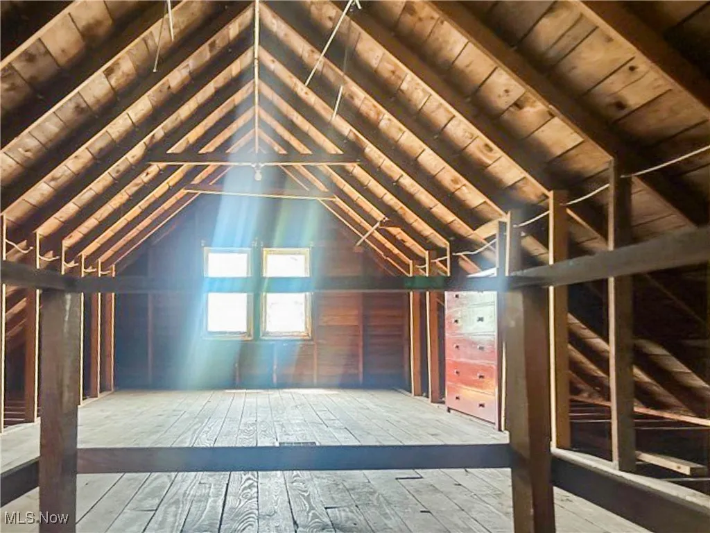 View of attic