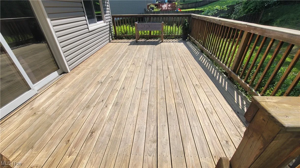 View of deck