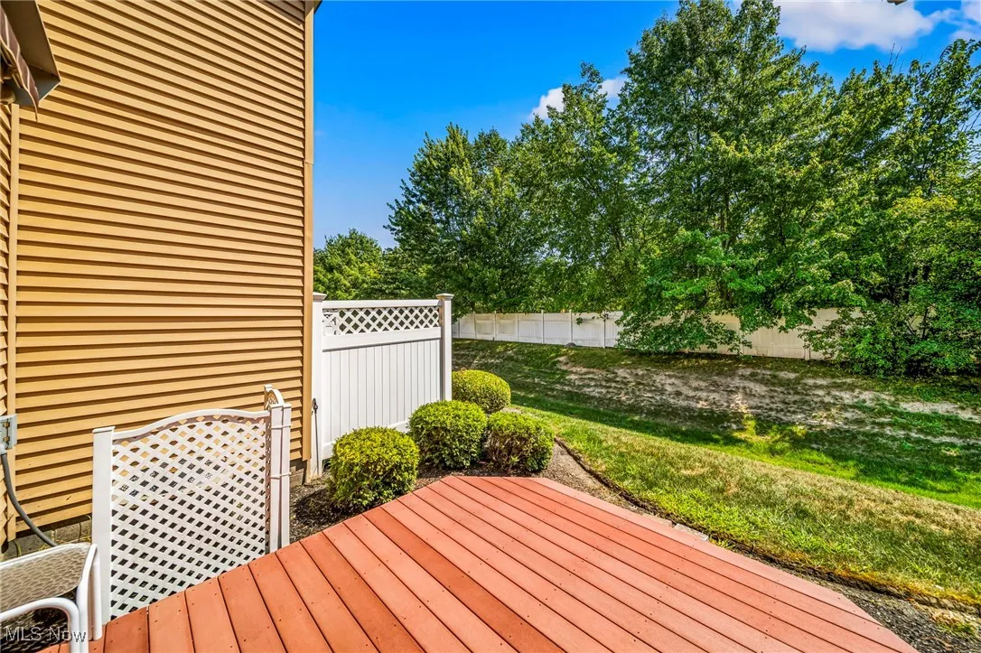 View of deck