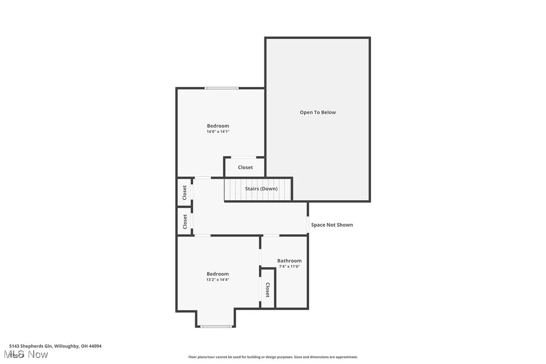 View of floor plan / room layout