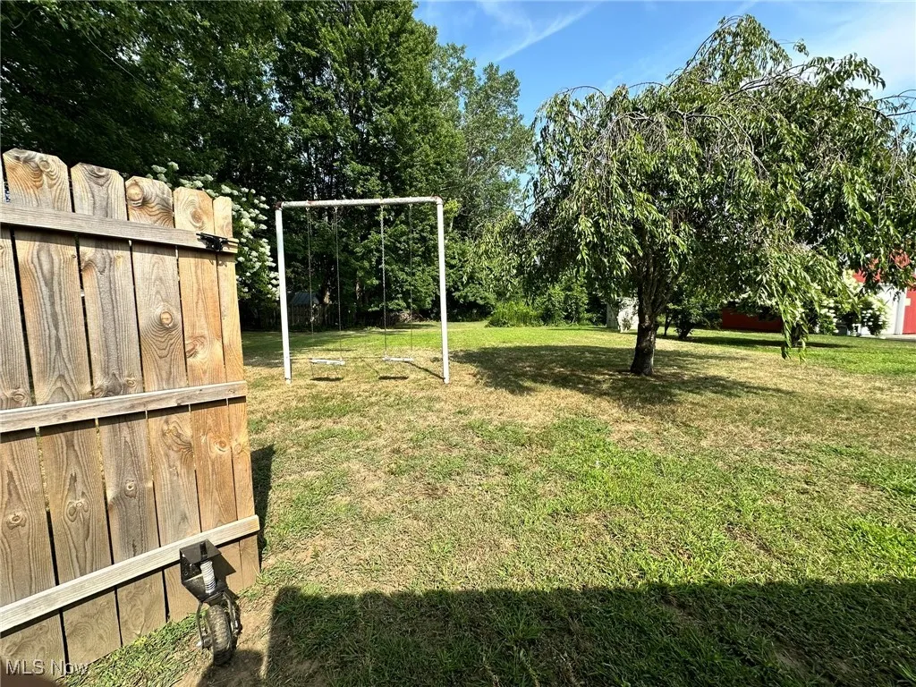 View of grassy yard