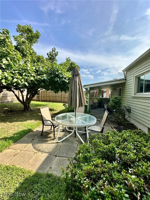 View of patio / terrace featuring outdoor dining space