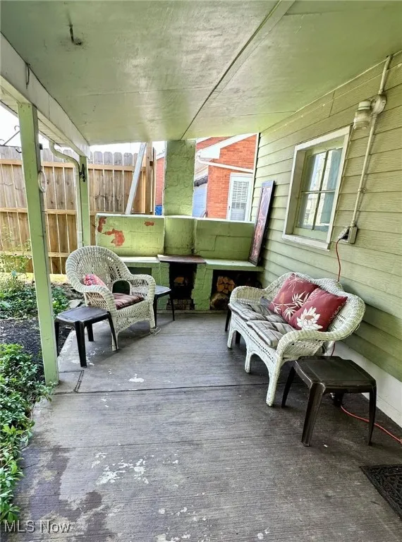View of patio