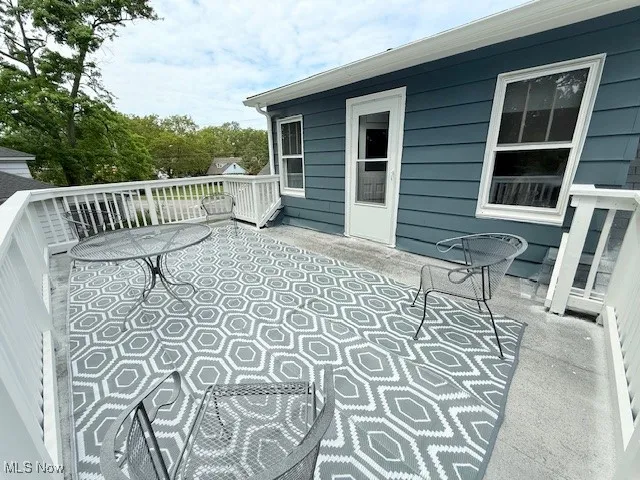View of deck