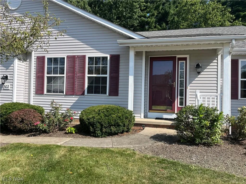 Front view of home