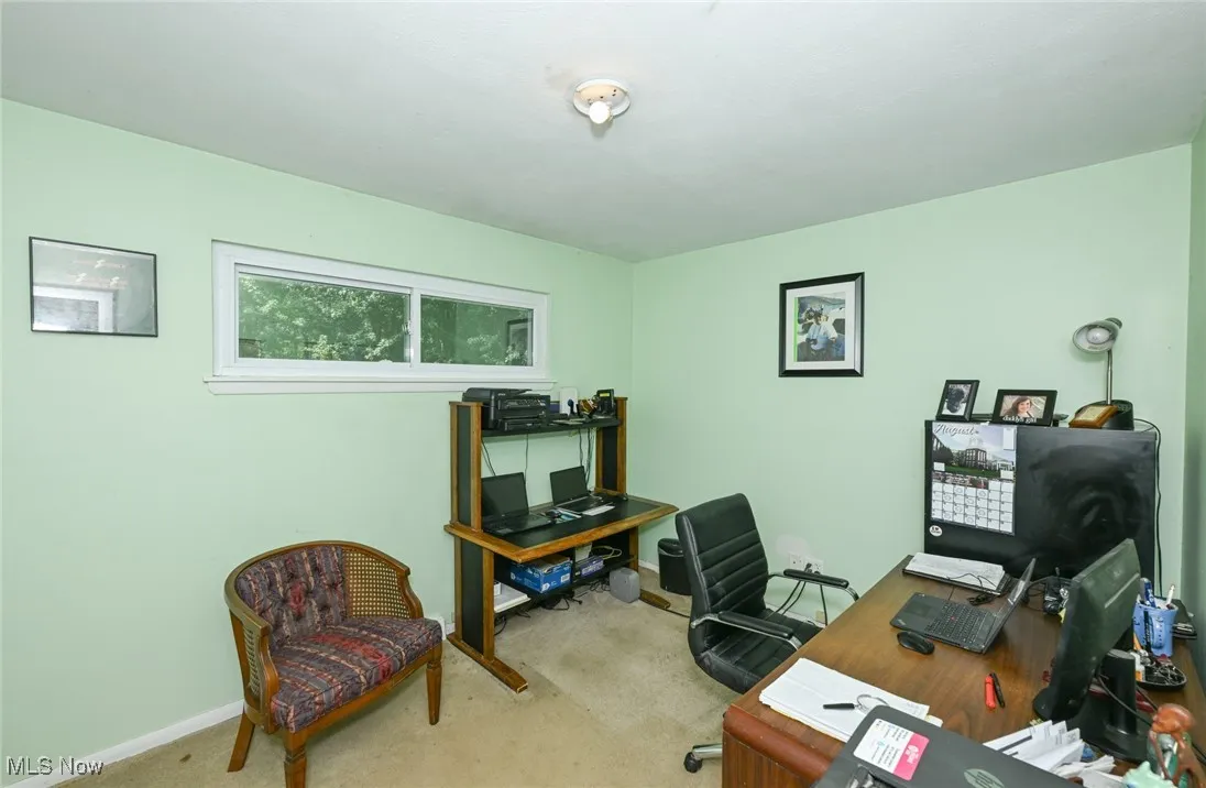 Third bedroom used as an office.