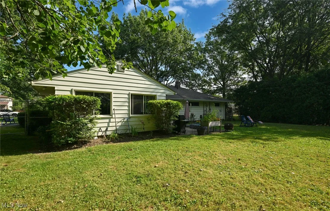 View of the back of the house.