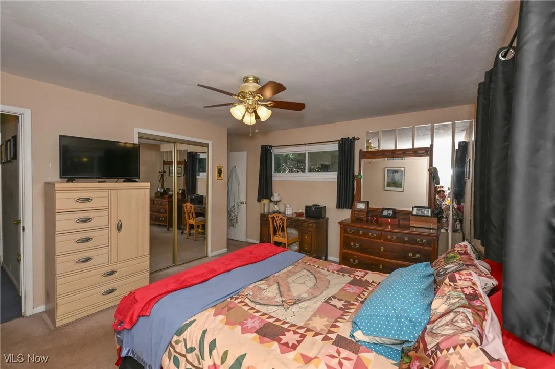 Primary bedroom with full bathroom.