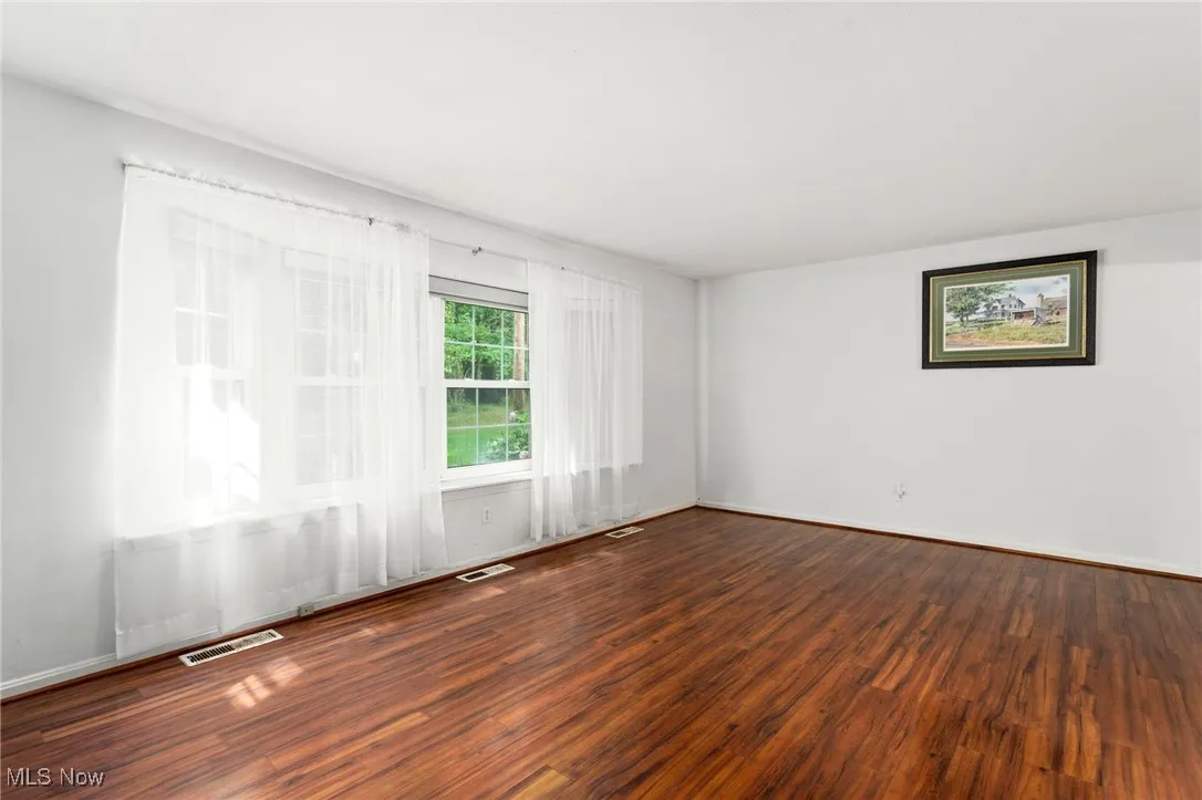 Living room with laminate floors