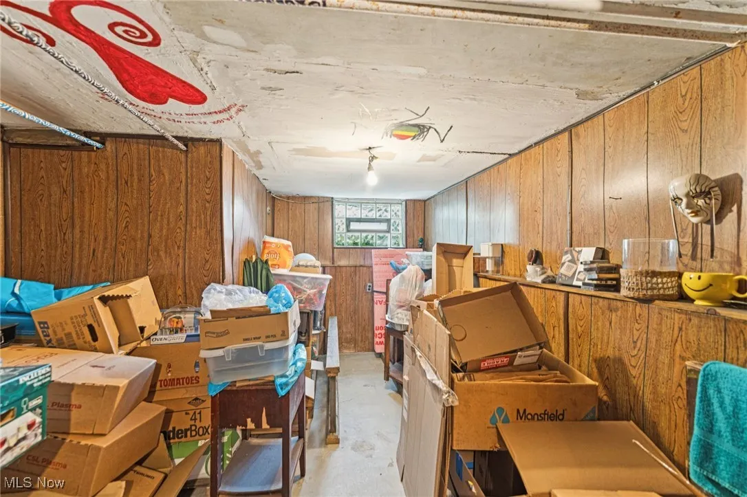 View of storage room