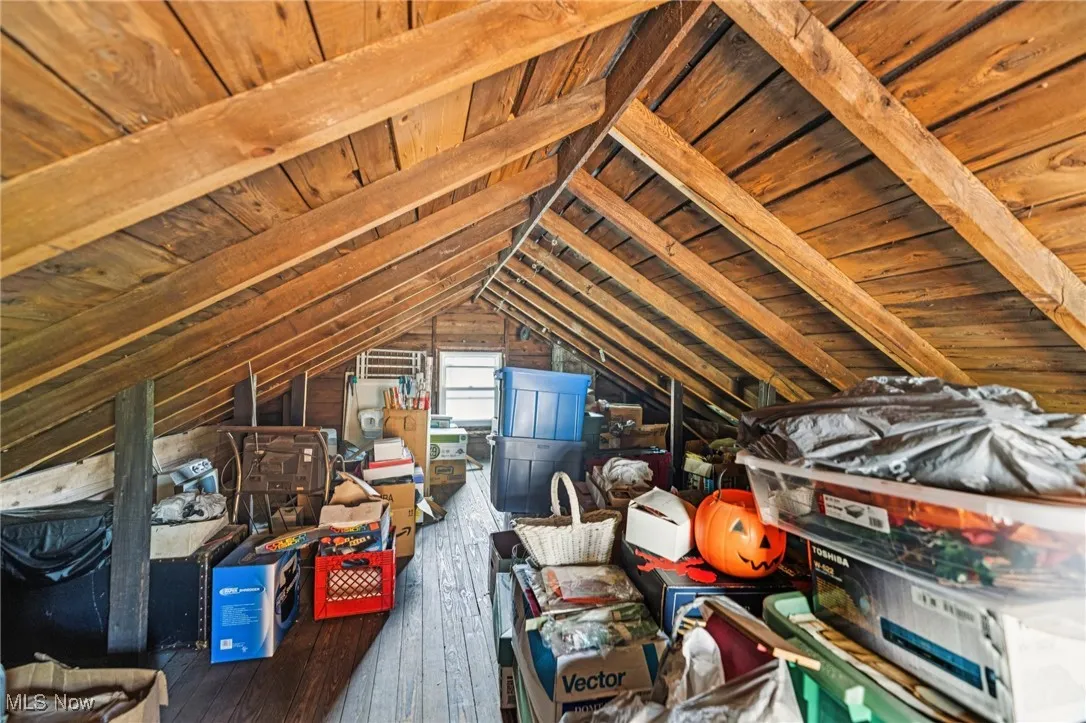 View of attic